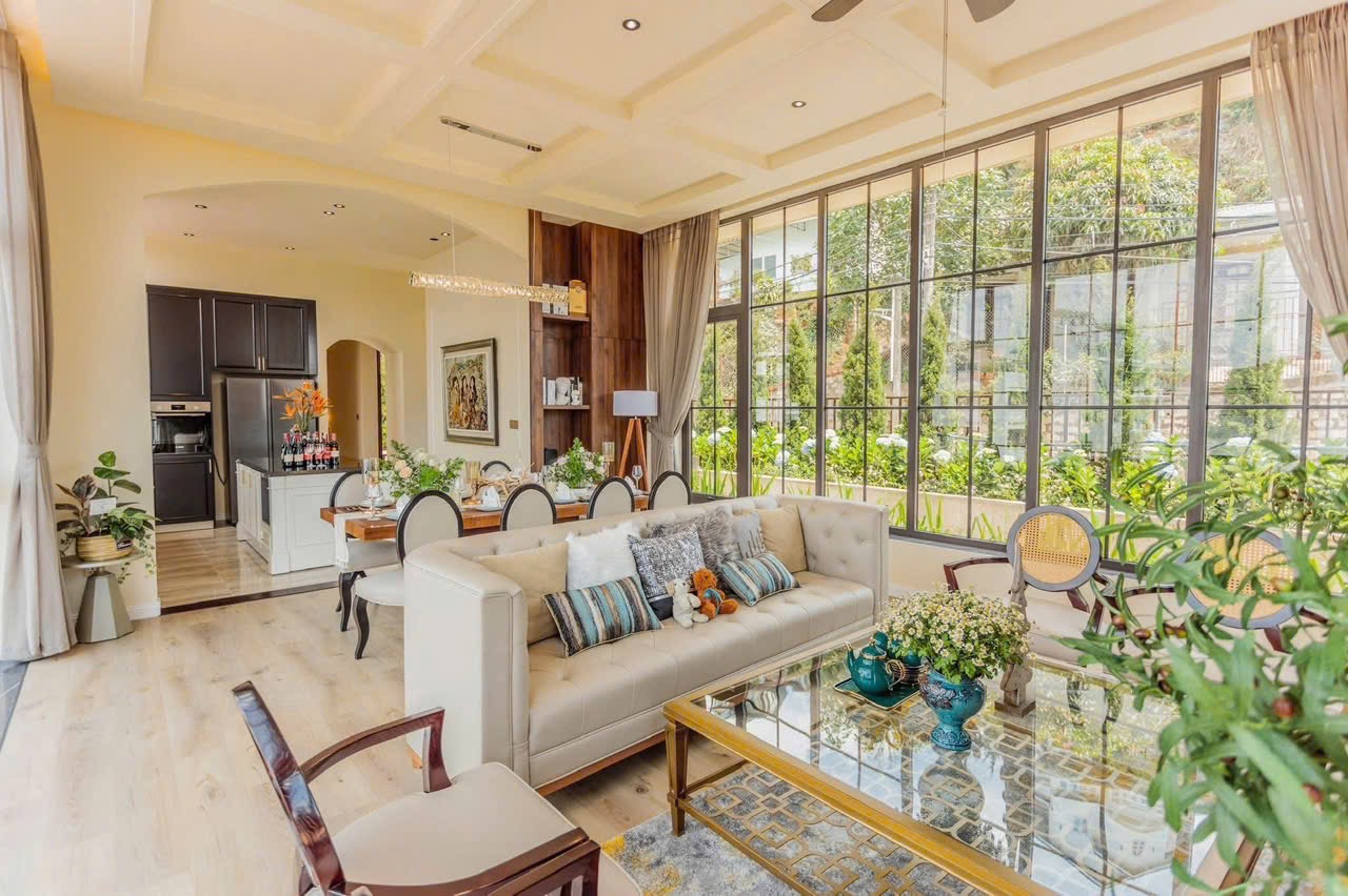 Villa phong cách Bắc Âu sang trọng - thuê villa đà lạt ảnh 3