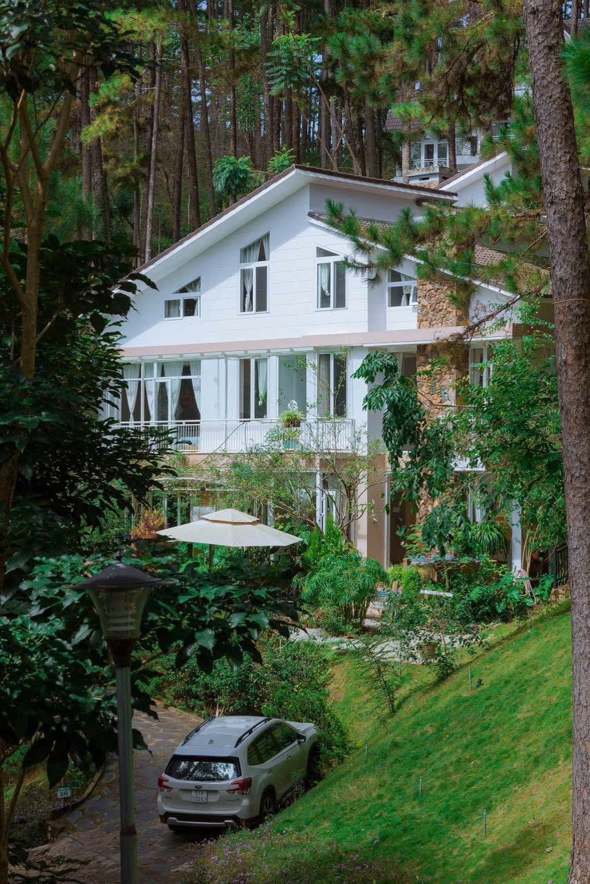 🏕️ Căn Villa nằm trong rừng thông, view nhìn ra hồ Tuyền Lâm - thuê villa đà lạt