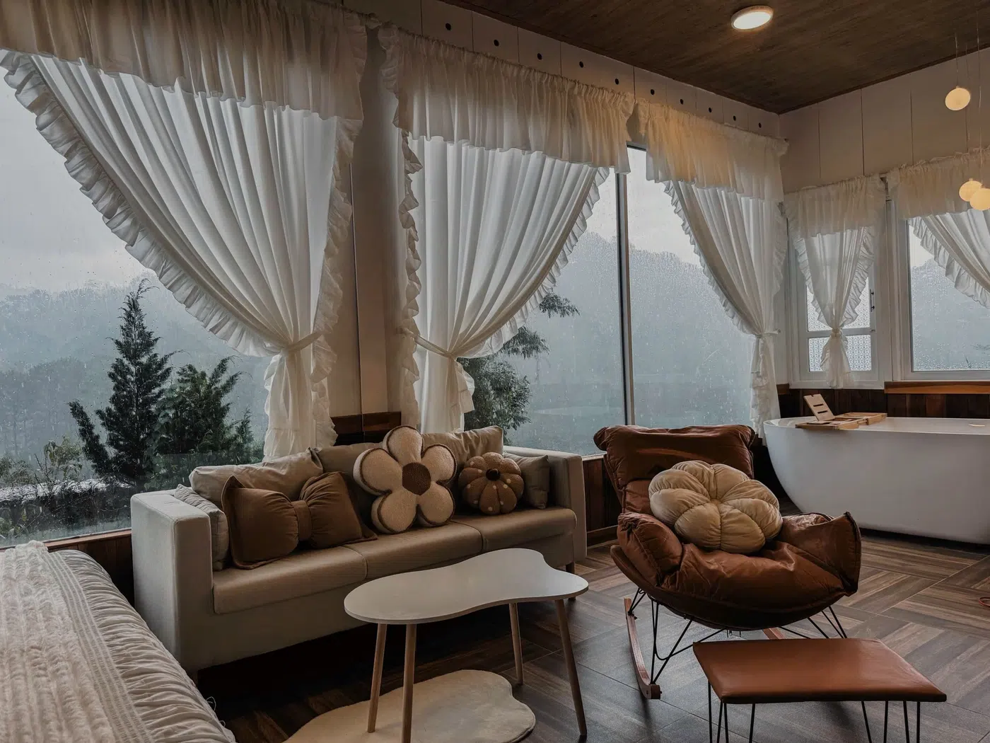Nguyên căn view đồi chill cho 2 khách - thuê homestay đà lạt ảnh 3