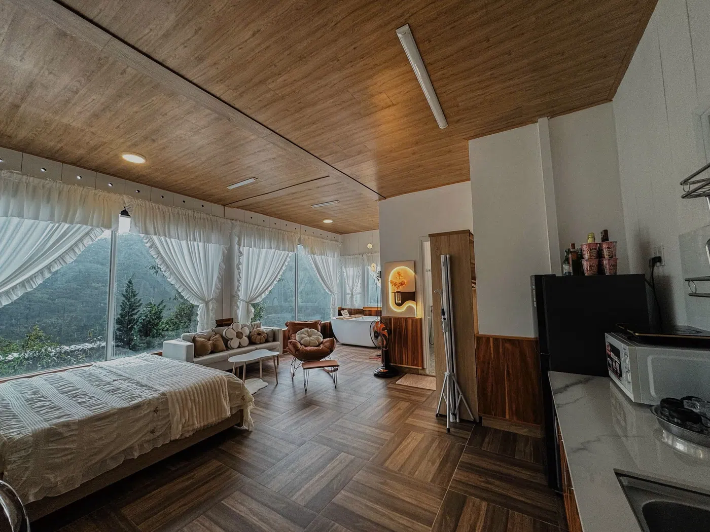Nguyên căn view đồi chill cho 2 khách - thuê homestay đà lạt ảnh 4